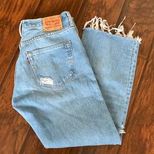 Vintage ripped 501’s